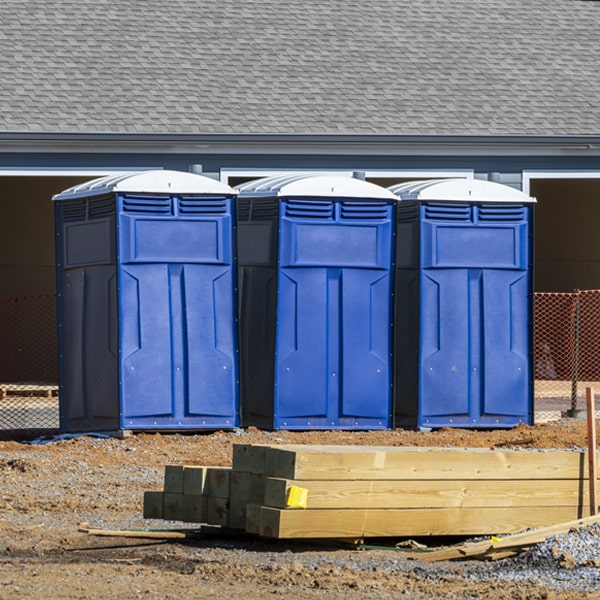 are there any restrictions on where i can place the porta potties during my rental period in Chester